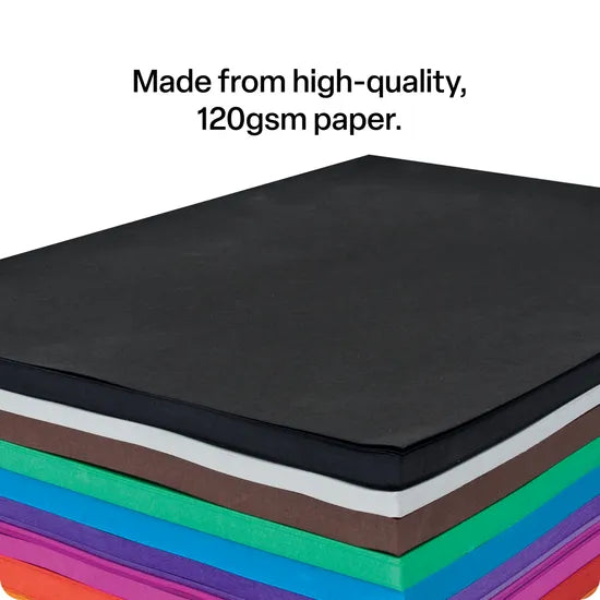 Assorted Cover Paper A4 120gsm - Pack of 500 - Modern Teaching Aids NZ