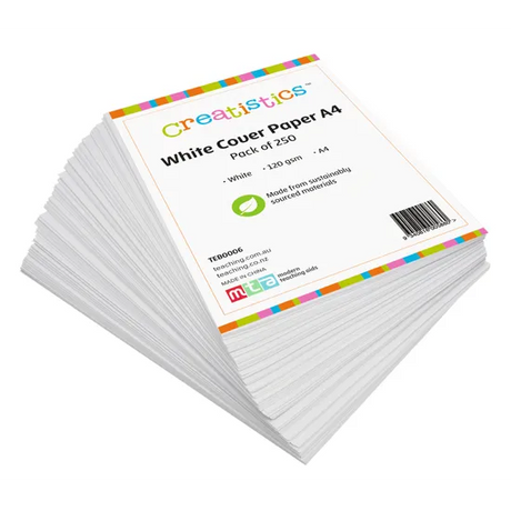 White Cover Paper A4 120gsm - Pack of 250 - Modern Teaching Aids NZ