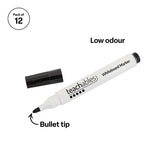 Teachables Whiteboard Markers Bullet Black - Pack of 12 - Modern Teaching Aids NZ