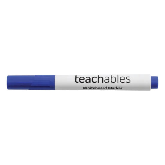 Teachables Whiteboard Markers Bullet Blue - Pack of 12 - Modern Teaching Aids NZ