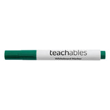 Teachables Whiteboard Markers Bullet Green - Pack of 12 - Modern Teaching Aids NZ