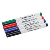 Teachables Whiteboard Markers Bullet Asst - Pack of 4 - Modern Teaching Aids NZ
