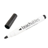 Teachables Whiteboard Markers Bullet Black - Pack of 4 - Modern Teaching Aids NZ