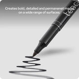Teachables Thinline Permanent Markers Black PK12 - Modern Teaching Aids NZ
