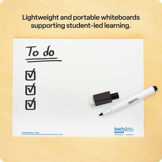 Teachables Blank Mini Whiteboard - Each - Modern Teaching Aids NZ