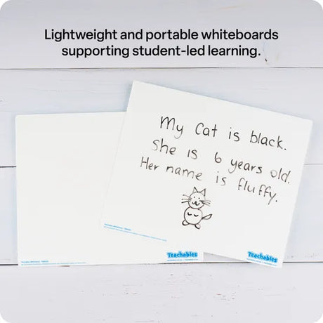 Teachables Blank Mini Whiteboard - Pack of 30 - Modern Teaching Aids NZ