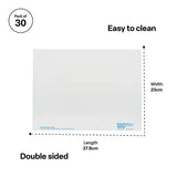 Teachables Blank Mini Whiteboard - Pack of 30 - Modern Teaching Aids NZ