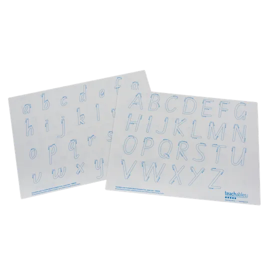 Teachables Alphabet Foundation Mini Whiteboards - Pack of 30 - Modern Teaching Aids NZ
