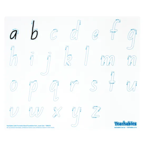 Teachables Alphabet Foundation Mini Whiteboards - Pack of 30 - Modern Teaching Aids NZ