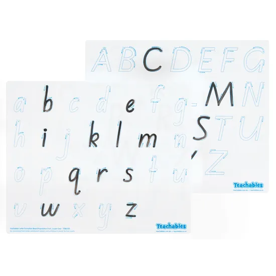 Teachables Alphabet Foundation Mini Whiteboards - Pack of 30 - Modern Teaching Aids NZ