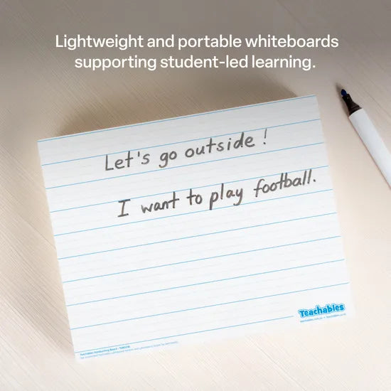 Teachables Handwriting Mini Whiteboards Pack of 30 - Modern Teaching Aids NZ