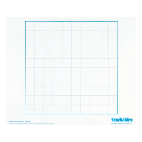 Teachables Mini Whiteboard - Hundred Boards, Double-Sided, Set of 30 - Modern Teaching Aids NZ