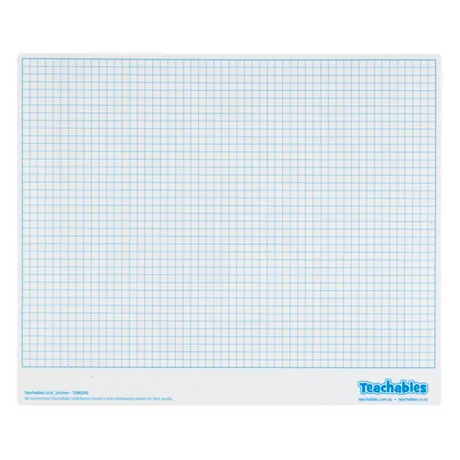 Teachables Mini Whiteboard - Grid 5 mm & 10 mm, Double-Sided, Set of 30 - Modern Teaching Aids NZ