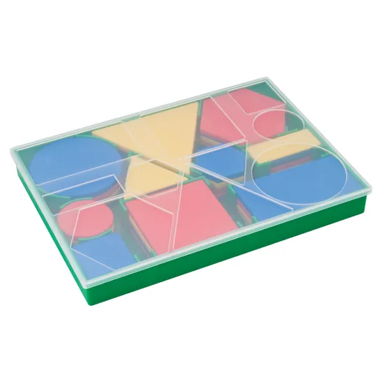 Teachables Large Attribute Blocks Set - 60 Pieces, 5 Shapes - Modern Teaching Aids NZ