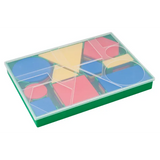 Teachables Large Attribute Blocks Set - 60 Pieces, 5 Shapes - Modern Teaching Aids NZ