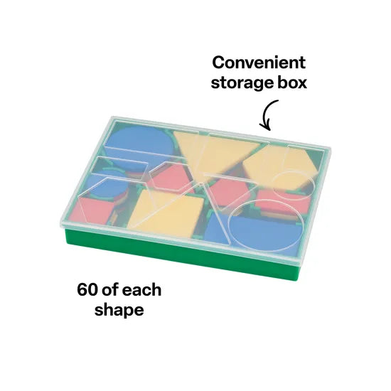 Teachables Small Attribute Blocks Set - Modern Teaching Aids NZ