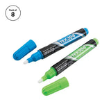 Liquid Chalk Markers - Set of 8 Astd Colours - Modern Teaching Aids NZ