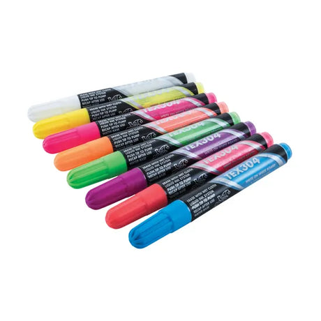 Liquid Chalk Markers - Set of 8 Astd Colours - Modern Teaching Aids NZ