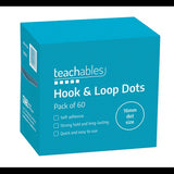 Hook & Loop Circle Dots 16 mm - Pack of 60 - Modern Teaching Aids NZ