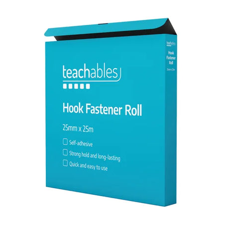 Hook Fastener Roll 25mm x 25m - Modern Teaching Aids NZ