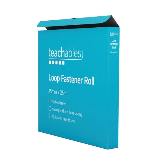 Loop Fastener Roll 25mm x 25m - Modern Teaching Aids NZ