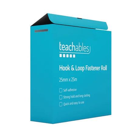 Hook & Loop Fastener Roll 25mm x 25m - Modern Teaching Aids NZ
