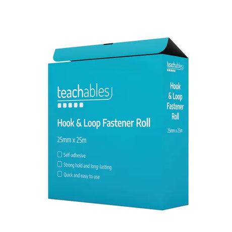 Hook & Loop Fastener Roll 25mm x 25m - Modern Teaching Aids NZ