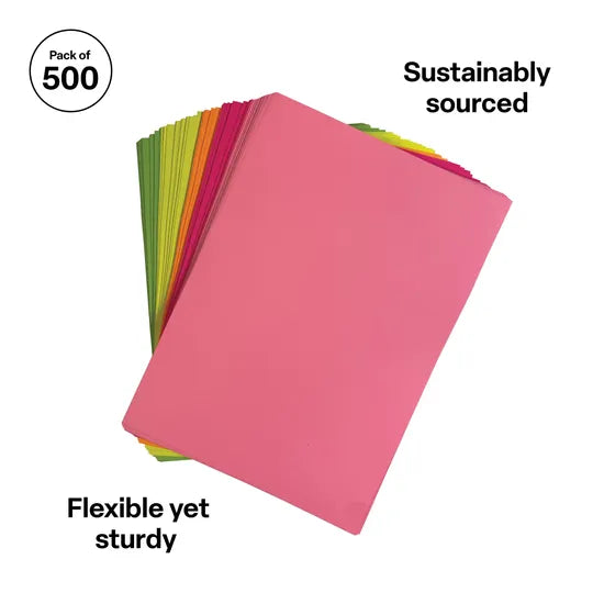 Office Copy Paper A4 Fluorescent - Pack of 500 - Modern Teaching Aids NZ