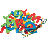 Teachables Alphabet Upper Case Lacing Letters - Modern Teaching Aids NZ