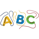Teachables Alphabet Upper Case Lacing Letters - Modern Teaching Aids NZ
