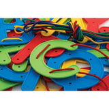 Teachables Alphabet Upper Case Lacing Letters - Modern Teaching Aids NZ