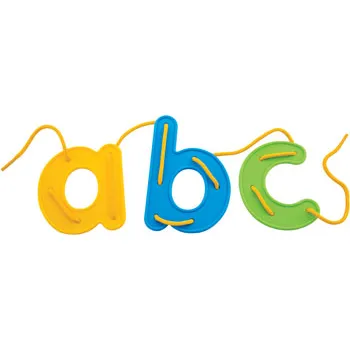 Teachables Alphabet Lower Case Lacing Letters - Modern Teaching Aids NZ