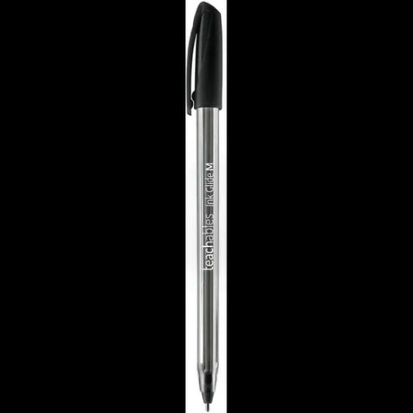 Ink Glide Ballpoint Pens Black - Pack of 10 - Modern Teaching Aids NZ