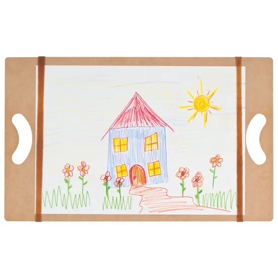 Creatistics Wooden Drawing Boards - Pack of 10 - Modern Teaching Aids NZ