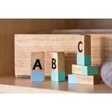 Teachables Wooden Alphabet Blocks - 100 pcs - Modern Teaching Aids NZ