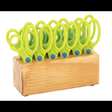 Teachables Scissor Block with 12 Student Scissors 14 cm - Modern Teaching Aids NZ