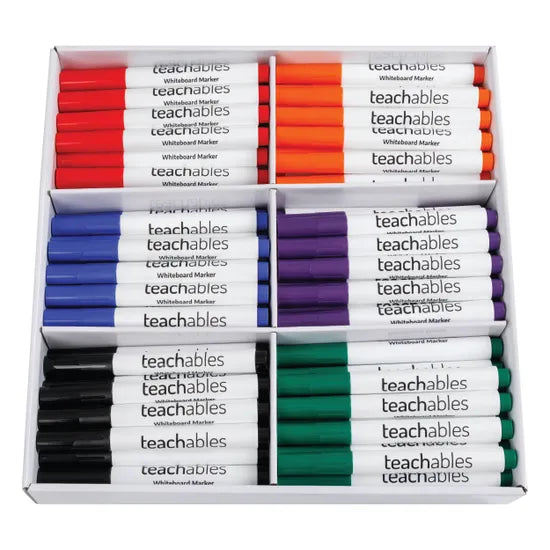 Teachables Whiteboard Markers Chisel - Pack of 144 - Modern Teaching Aids NZ