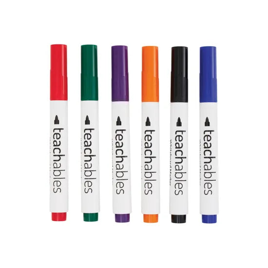 Teachables Whiteboard Markers Bullet Asst - Pack of 144 - Modern Teaching Aids NZ