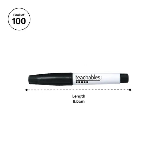 Teachables Mini WB Marker Classpack of 100 - Modern Teaching Aids NZ
