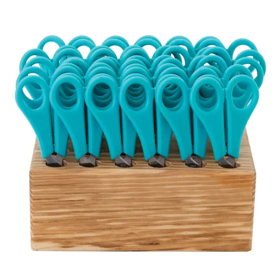 Teachables Scissor Block with 30 Stationery Scissors 14 cm