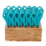 Teachables Scissor Block with 30 Stationery Scissors 14 cm