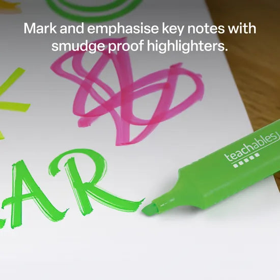 Highlighters Assorted - Pack of 12 - Modern Teaching Aids NZ