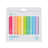 Highlighters Pastel Assorted - Pack of 12 - Modern Teaching Aids NZ