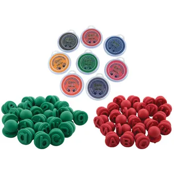 Teachables Alphabet Letter Stampers Set - Lower & Upper Case