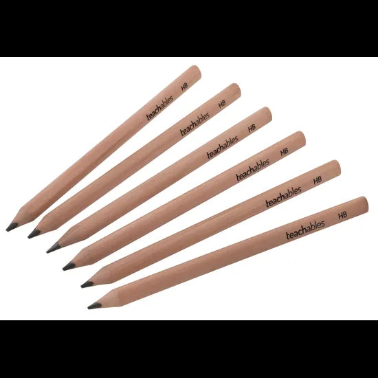 Teachables Triangular Jumbo Pencils HB - Pack of 72 - Modern Teaching Aids NZ