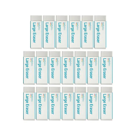 Teachables Large Eraser Pk 20  60x19x11mm - Modern Teaching Aids NZ