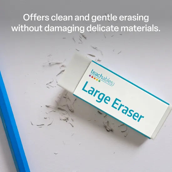 Teachables Large Eraser Pk 20  60x19x11mm - Modern Teaching Aids NZ