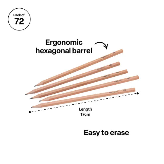 Teachables Pencils HB Pk 72 - Modern Teaching Aids NZ