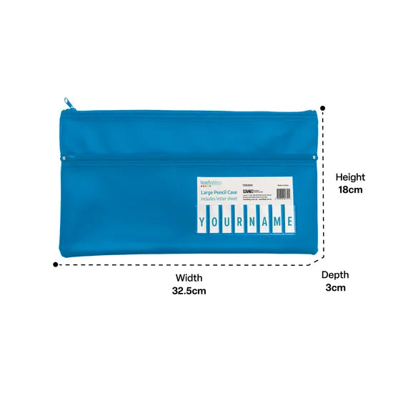 Name Pencil Case - Large - Modern Teaching Aids NZ