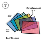 Teachables Easy Clean Messy Mats - Pack of 5 - Modern Teaching Aids NZ